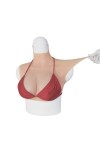 Buste faux seins new design, col haut