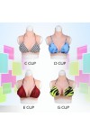 Buste faux seins prix discount, encolure ronde