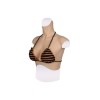 Buste faux seins new design, bonnet B, col haut