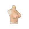 Buste long poitrine volumineuse en silicone