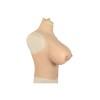 Buste long poitrine volumineuse en silicone