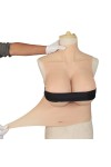 Buste long poitrine volumineuse en silicone
