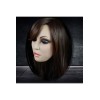 Masque en silicone demi-tête, un visage féminin stupéfiant