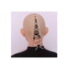 Masque féminin en silicone, tête pleine, lacets à l’arrière