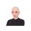 Masque féminin en silicone, tête pleine, lacets à l’arrière