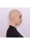 Masque féminin en silicone, tête pleine, lacets à l’arrière