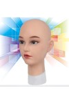Masque féminin en silicone, tête pleine, lacets à l’arrière