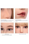 Masque féminin en silicone, tête pleine, lacets à l’arrière