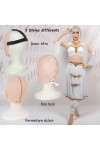 Masque Féminin en silicone tête pleine ou demi-tête, avec maquillage