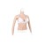 Buste faux seins manches longues, col haut, bonnet D