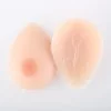 Faux seins adhésifs en silicone, forme de goutte d'eau