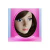 Masque silicone demi-tête, un visage femme réaliste