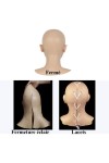 Masque en silicone tête pleine, avec plastron
