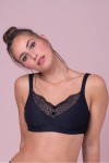 Soutien-gorge incrustation dentelle, spécial prothéses