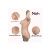 Body faux seins silicone avec faux vagin