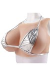 Buste faux seins silicone, un look tendance, encolure ronde