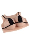 Buste faux seins silicone, un look tendance, encolure ronde