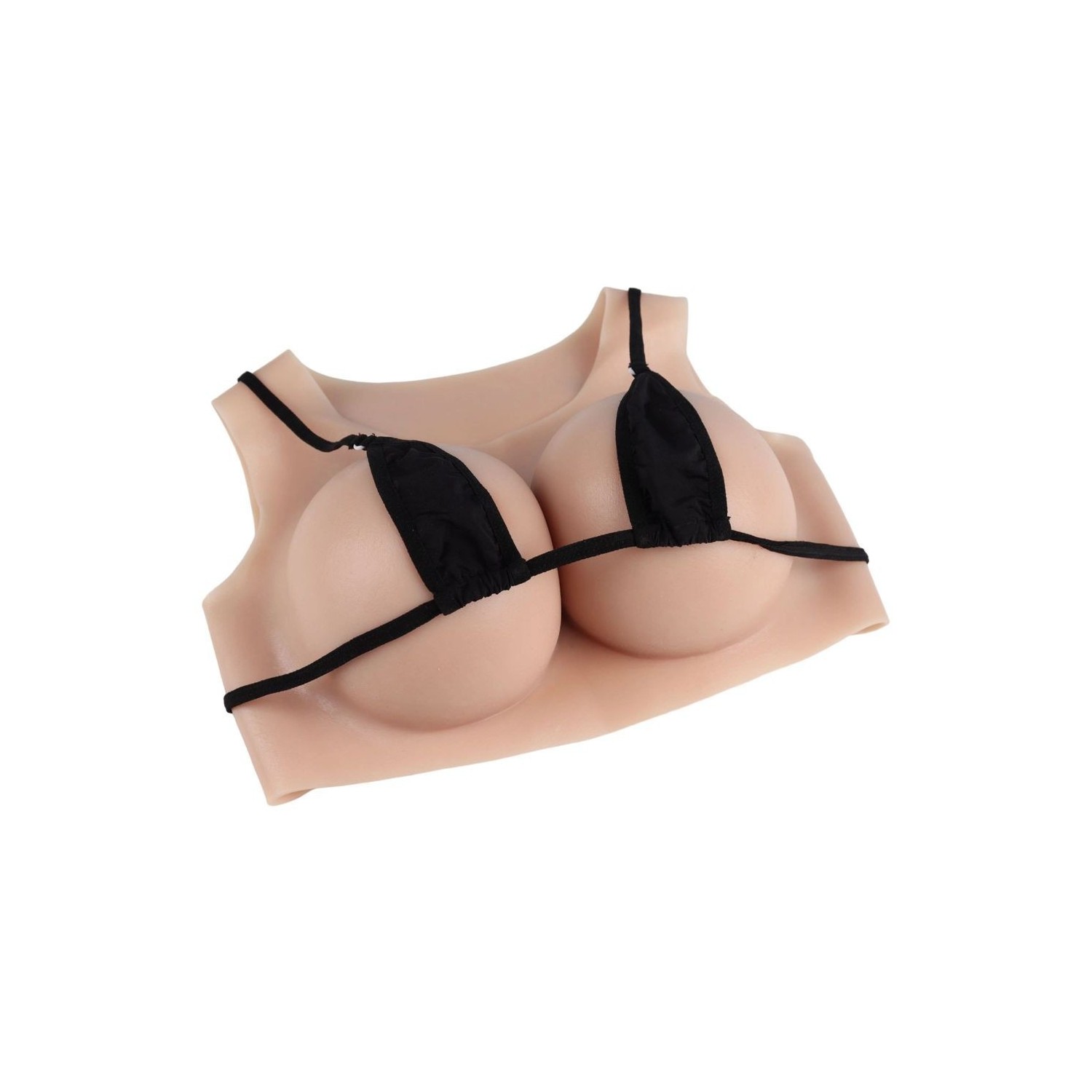 Buste faux seins silicone, un look tendance, encolure ronde