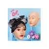 Masque en silicone tête pleine, visage réaliste
