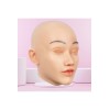 Masque en silicone tête pleine, visage réaliste
