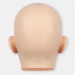 Masque en silicone tête pleine, visage réaliste