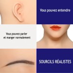 Masque en silicone tête pleine, visage réaliste