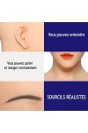 Masque en silicone tête pleine, visage réaliste