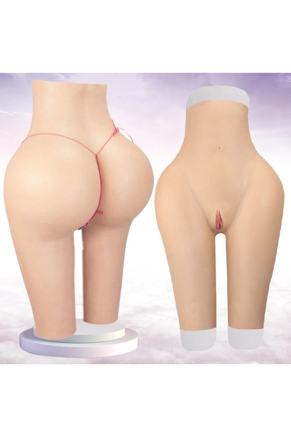Panty réaliste transgenre en silicone, rehausseur de fesses