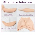 Panty faux vagin en silicone, rehausseur de fesses