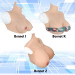 Faux seins énormes réalistes en silicone