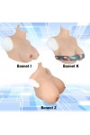 Faux seins énormes réalistes en silicone