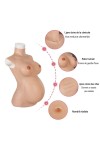 Buste long avec un faux ventre de grossesse