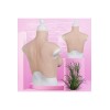Buste faux seins réaliste en silicone + airbag