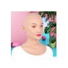 Masque réaliste en silicone tête pleine, avec plastron