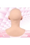 Masque réaliste en silicone tête pleine, avec plastron