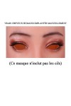 Masque réaliste en silicone tête pleine, avec plastron