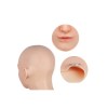 Masque réaliste en silicone tête pleine, avec plastron