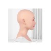 Masque réaliste en silicone tête pleine, avec plastron