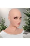 Masque tête pleine avec plastron réaliste en Silicone
