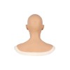 Masque tête pleine avec plastron réaliste en Silicone