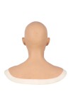 Masque tête pleine avec plastron réaliste en Silicone