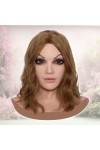 Masque tête pleine avec plastron réaliste en Silicone