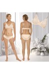 Ensemble lingerie 2 pièces, paddé sans armatures, pour prothèses