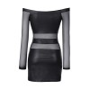 Robe noire V-9309 - Axami