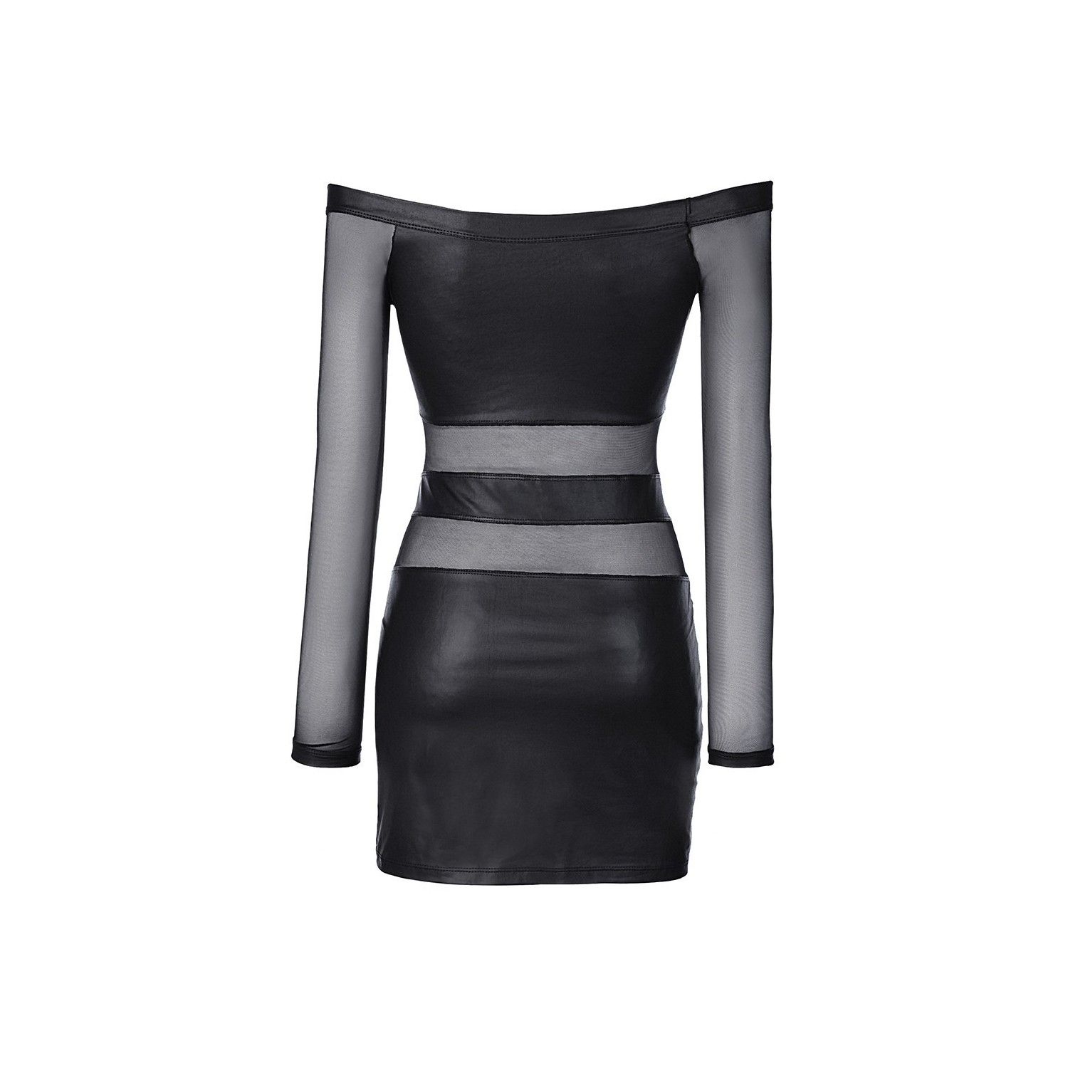Robe noire V-9309 - Axami