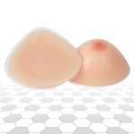 Faux seins  réalistes, forme triangle pour une apparence naturelle