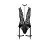 Body jarretelles Libido F297 wetlook et dentelle