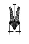 Body jarretelles Libido F297 wetlook et dentelle