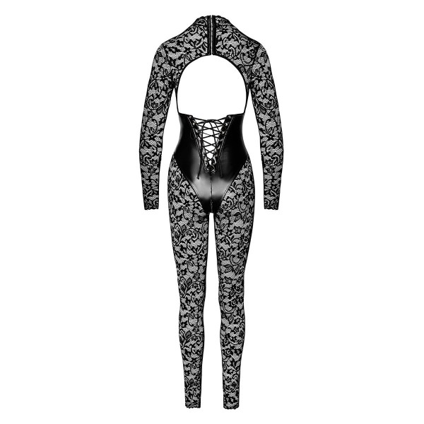 Combinaison corset Enigma F299 dentelle et wetlook (6023),Combinaison corset Enigma F299 dentelle et wetlook (6024),Combinaison 
