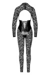 Combinaison corset Enigma F299 dentelle et wetlook (6023),Combinaison corset Enigma F299 dentelle et wetlook (6024),Combinaison 